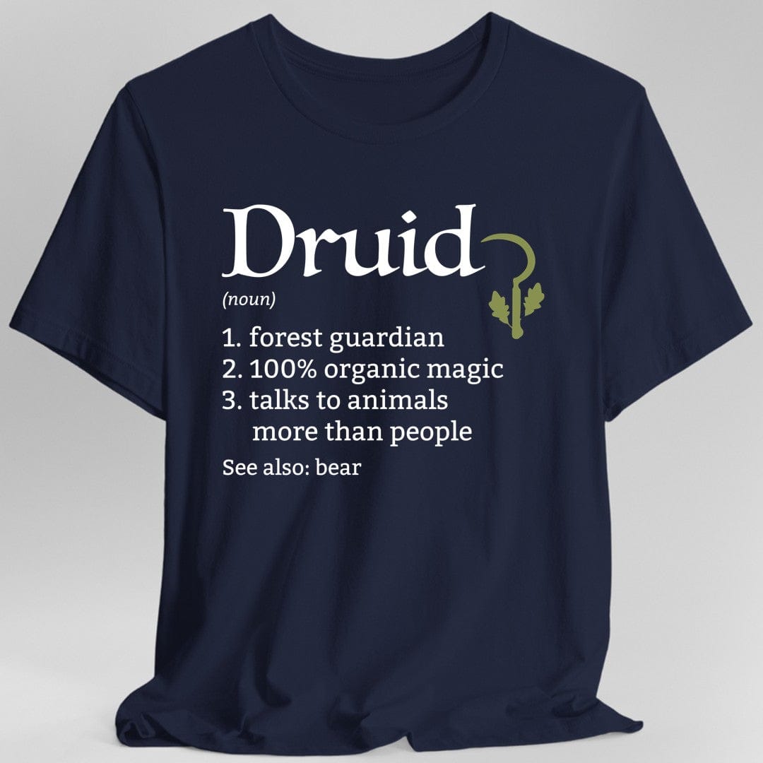 Druid Class Definition T-Shirt – Funny DnD Definition Tee