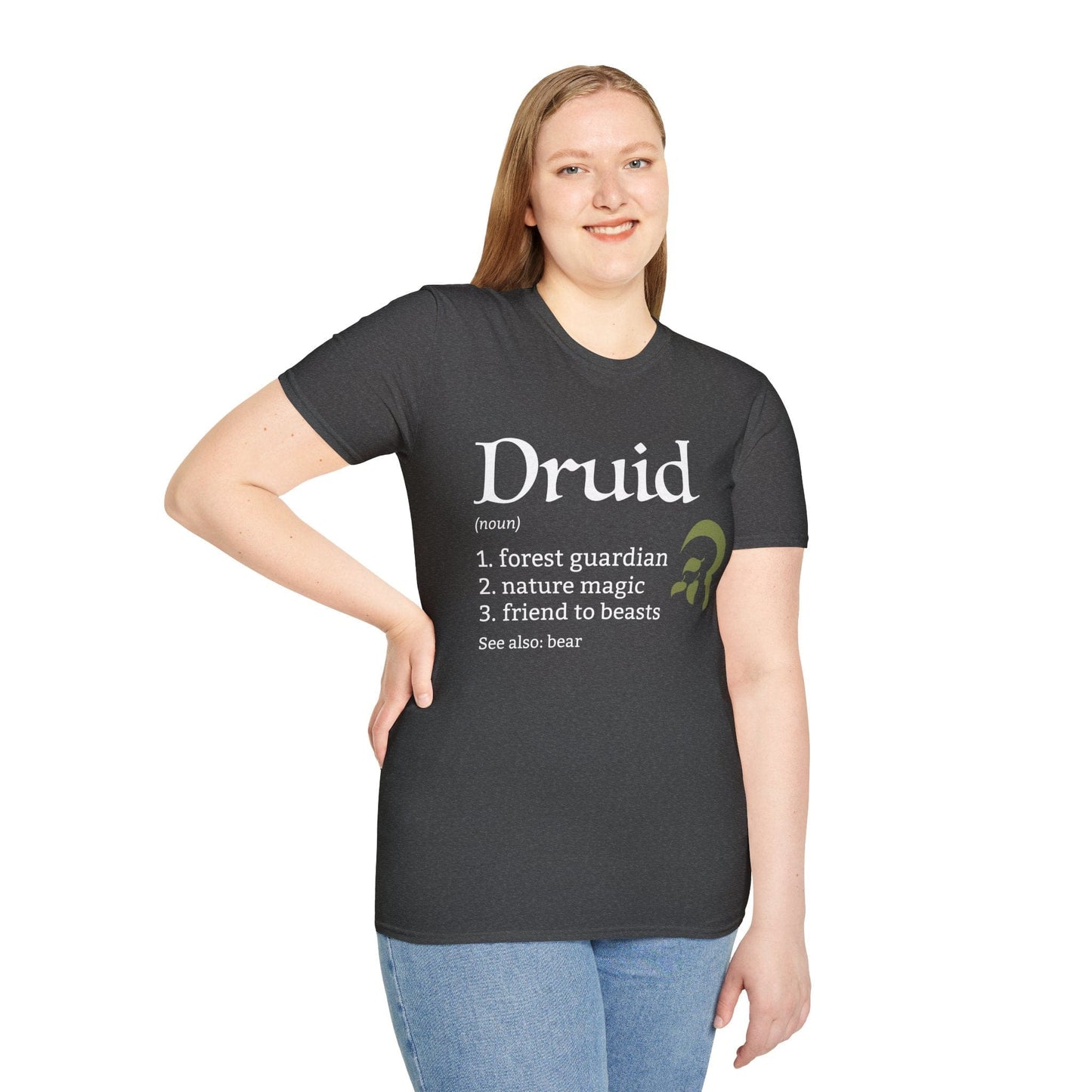 Druid Class Definition T-Shirt – Funny DnD Definition Tee