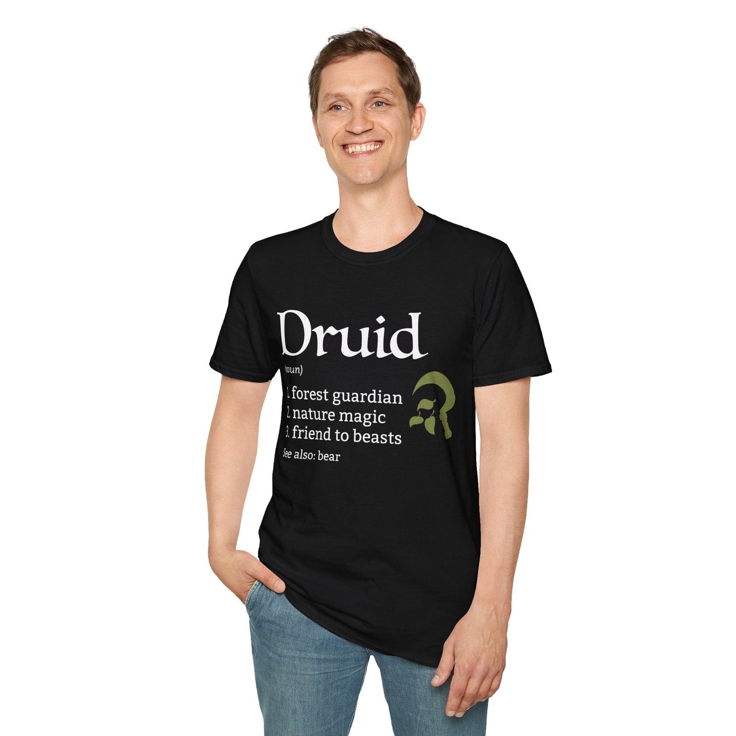 Druid Class Definition T-Shirt – Funny DnD Definition Tee