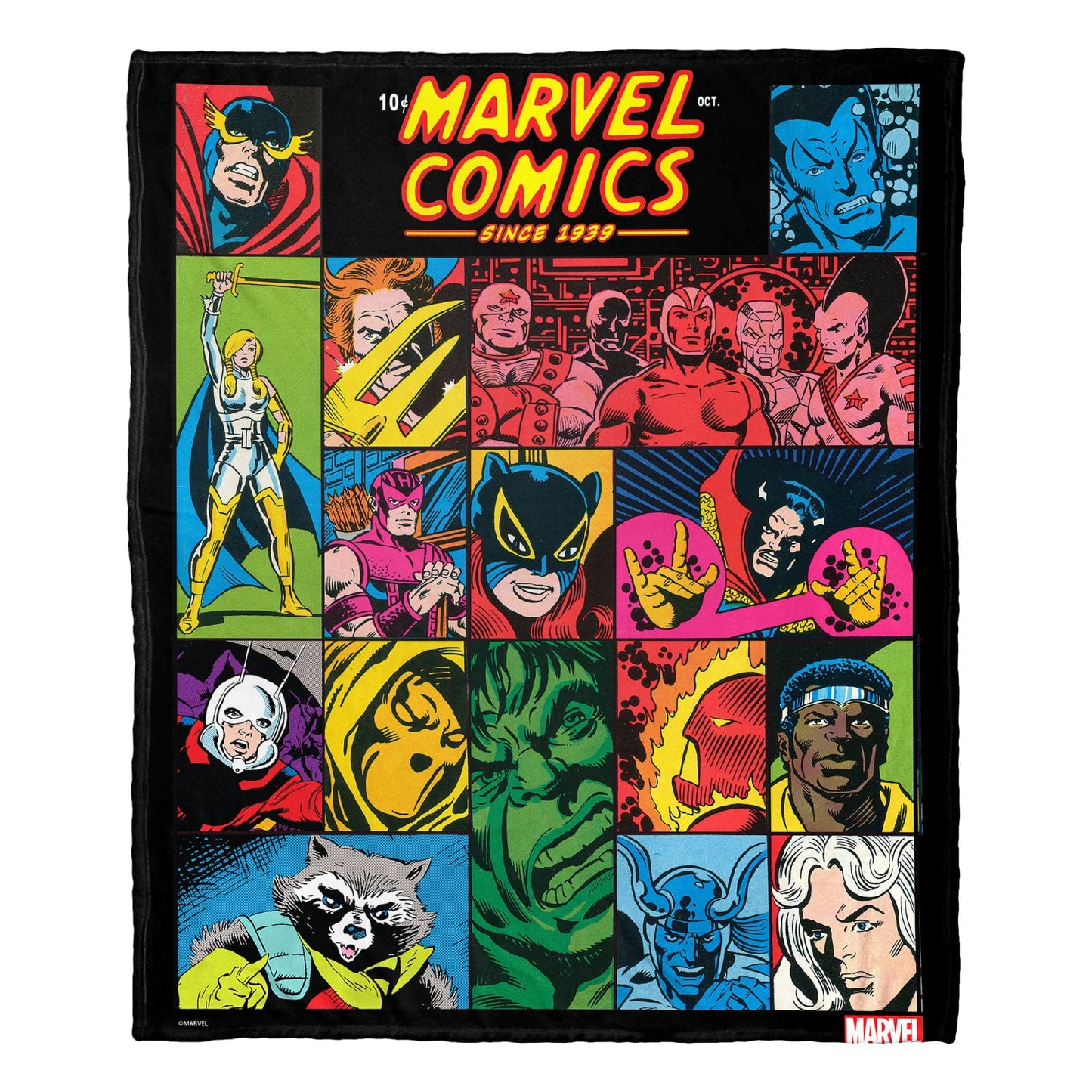 Marvel Comics; Making History Aggretsuko Comics Silk Touch Throw Blanket; 50" x 60"