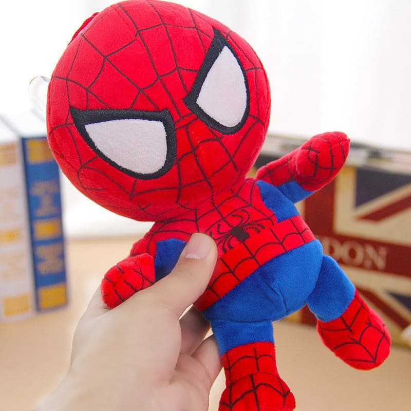 Disney Anime Plush Toy Spider-Man Doll Marvel Avengers Soft Plush Hero Captain America Iron Man Kids Christmas Gifts