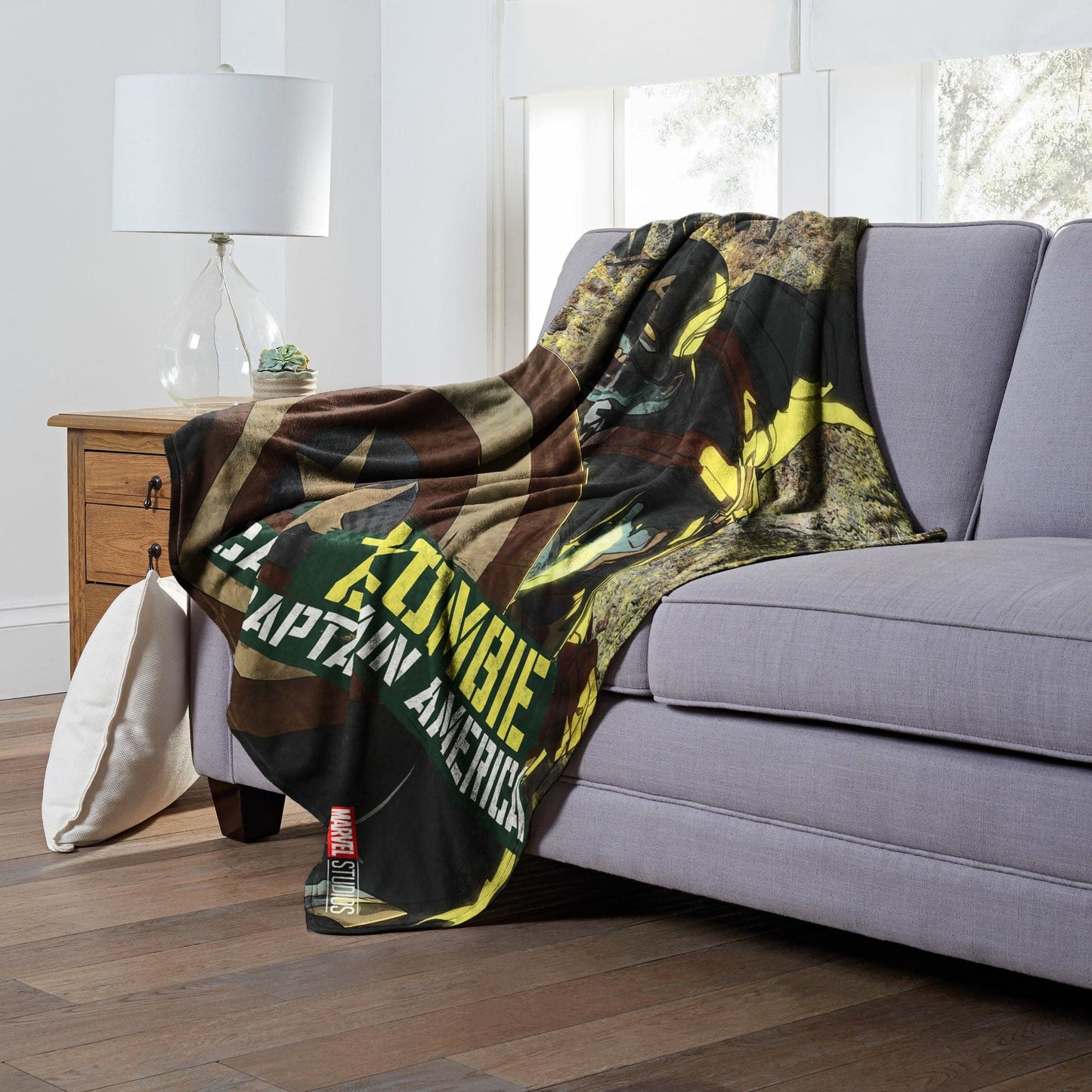 Marvel's What if…? Silk Touch Throw Blanket, 50" x 60", Captain Undead