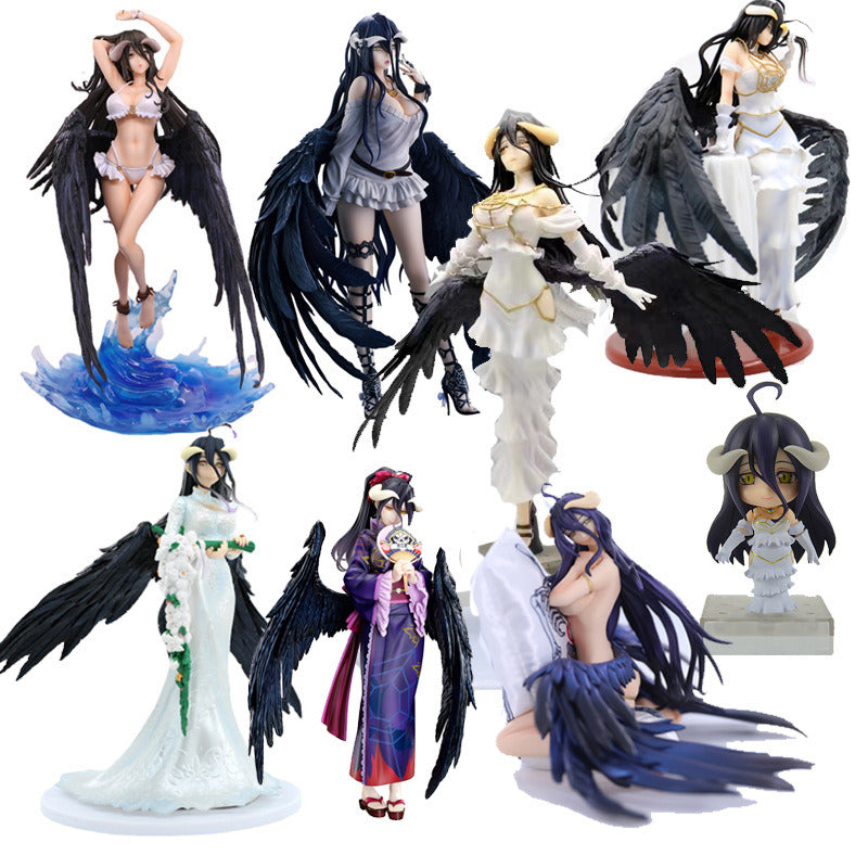 Overlord III Albedo So-Bin Ver. Anime Character Albedo PVC Action Figure Toy Overlord Statue Collectible Model Doll Adult Gift