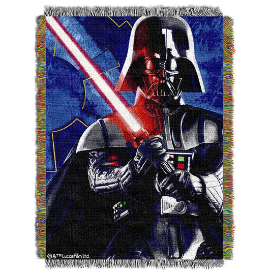 Manta de tapiz tejido con licencia de Star Wars Sith Lord de 48 "x 60" de The Northwest Company