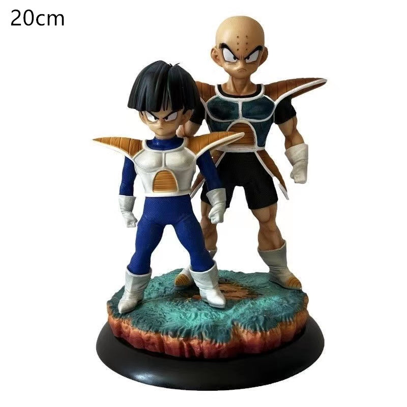 New Dragon Ball Super Vegeta Goku Figure Ornaments White Hole Kelin Gohan Doll Tianjin Rice Four Demon Fist Figures Model Toys