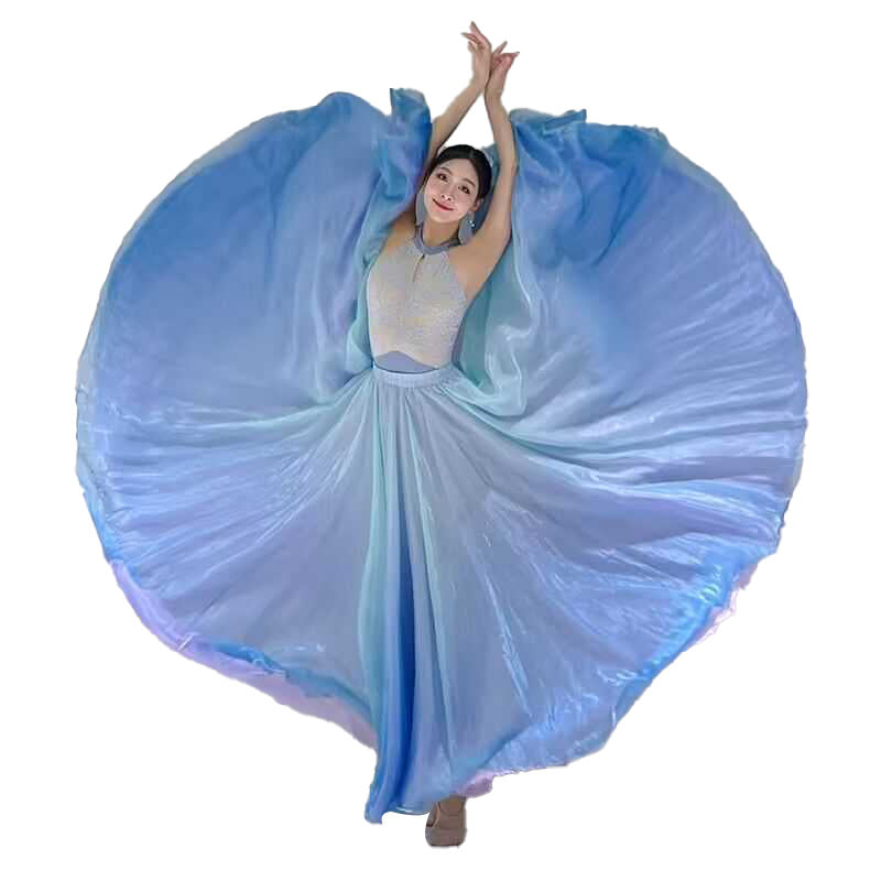 Women Ballet Skirts Chiffon Ballet Dress Tulle Skirt Dance Costumes Adult