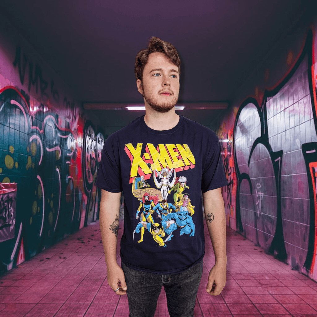 X-Men Animated Series 90's Team Marvel Comics Officially Licensed Adult T-Shirt - S