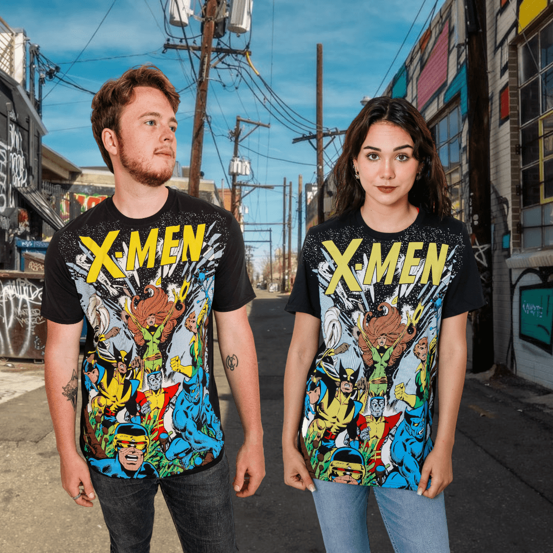X-Men The Gang Marvel Comics Adult T-Shirt - S