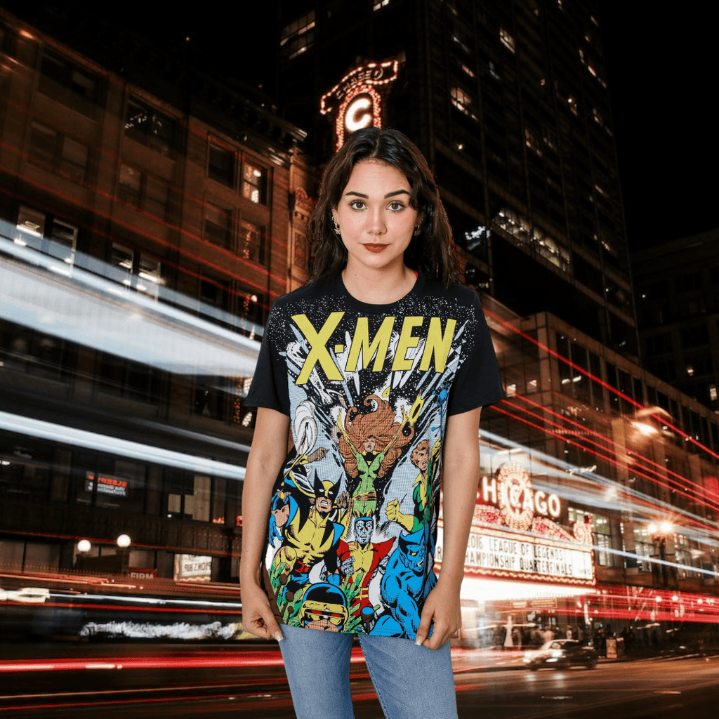 X-Men The Gang Marvel Comics Adult T-Shirt - S