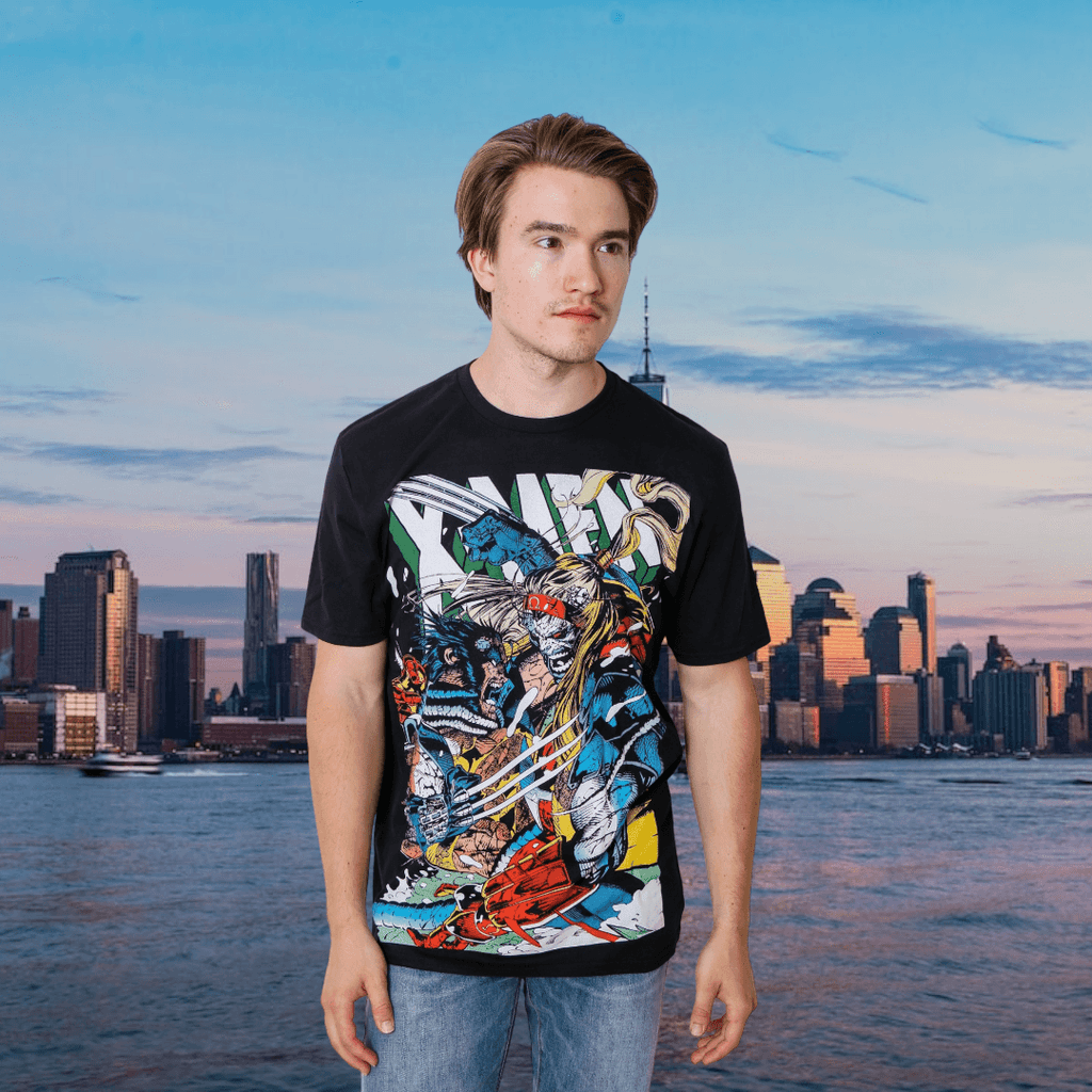 X-Men Wolverine vs Omega Marvel Liscensed Adult T-Shirt - S