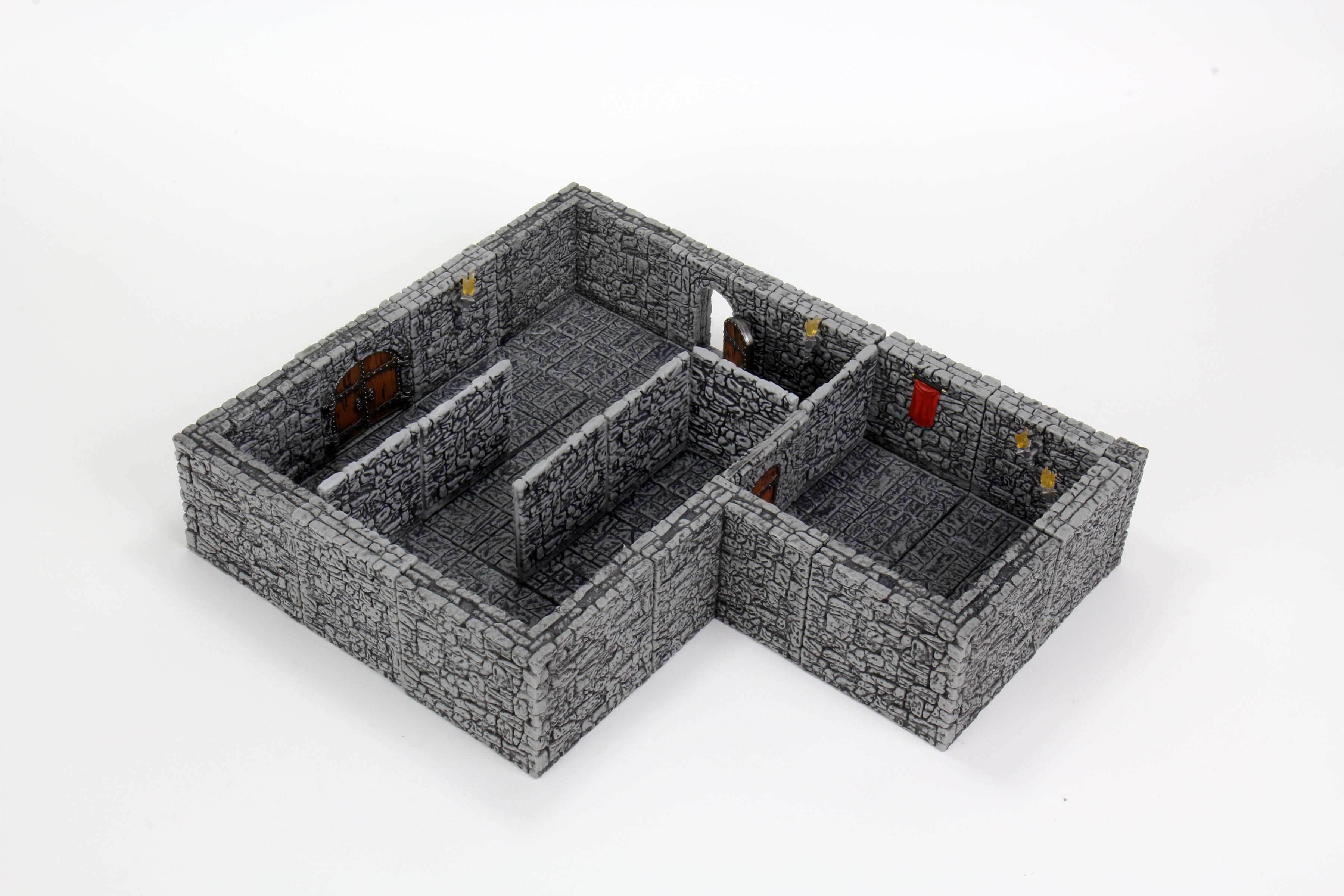 WarLock Tiles: Dungeon Tiles II - Full Height Stone Walls Expansion - 