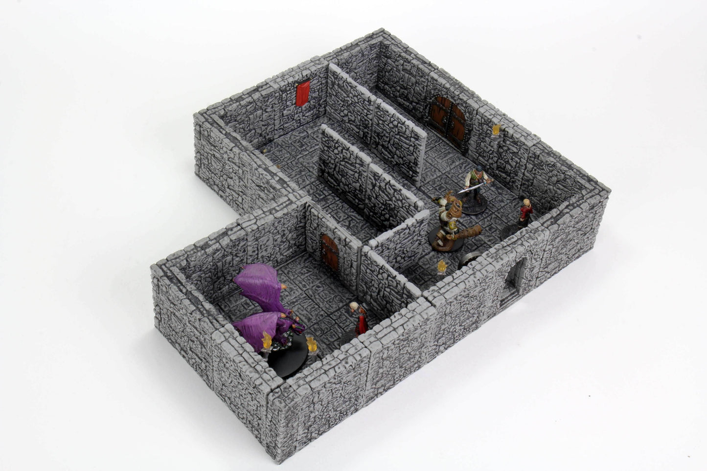 WarLock Tiles: Dungeon Tiles II - Full Height Stone Walls Expansion - 