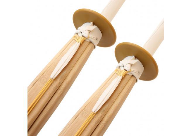 Double Training Bamboo Shinai Sword Set Sheath Combo-3