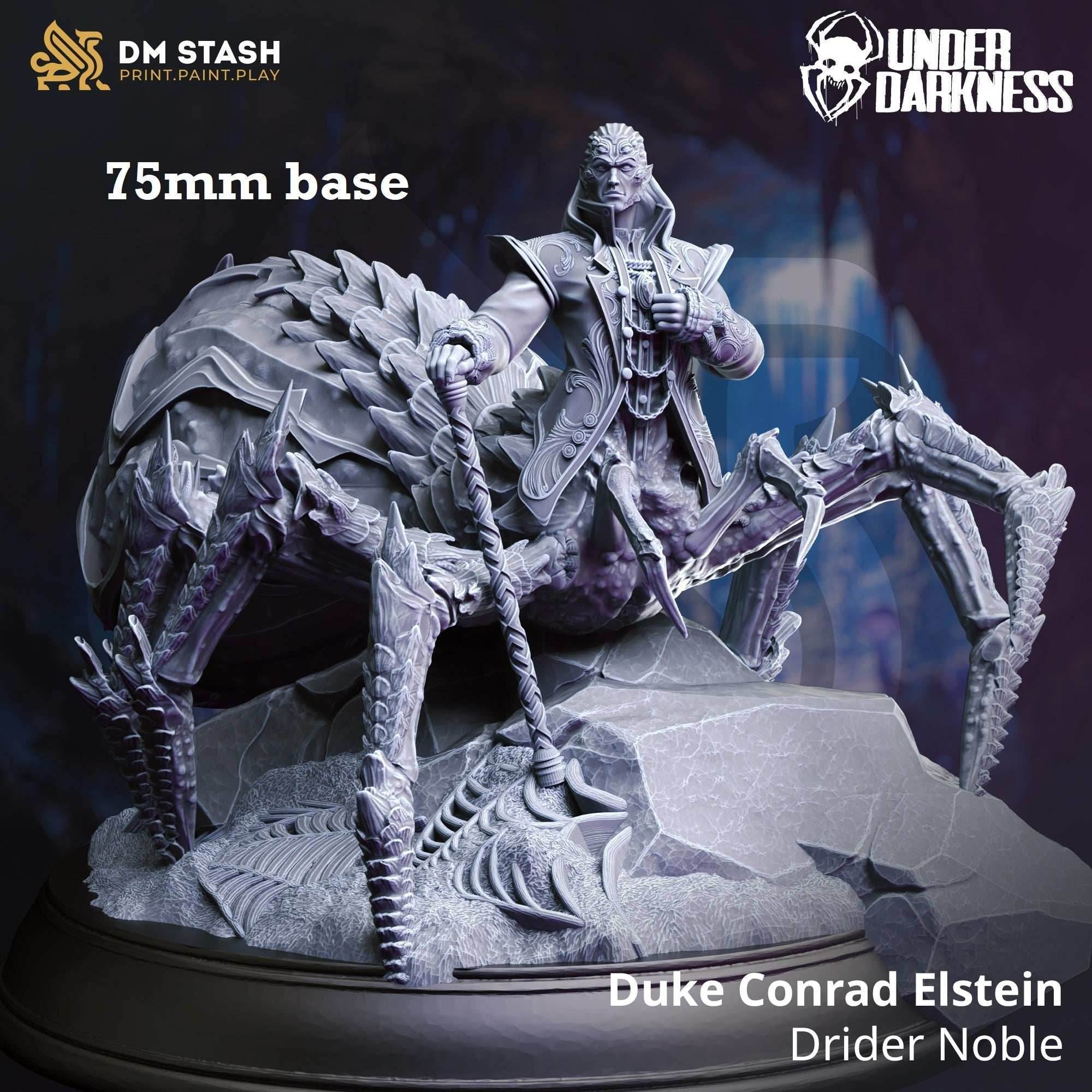 Duke Conrad Elstein (Male Drider Noble) - 