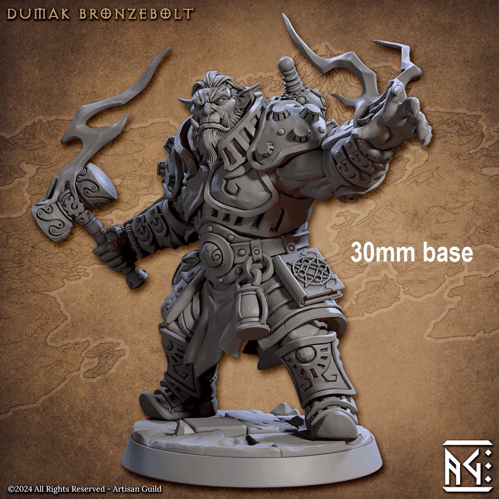 Dumak Bronzebolt (Male Bugbear Sorcerer) - 