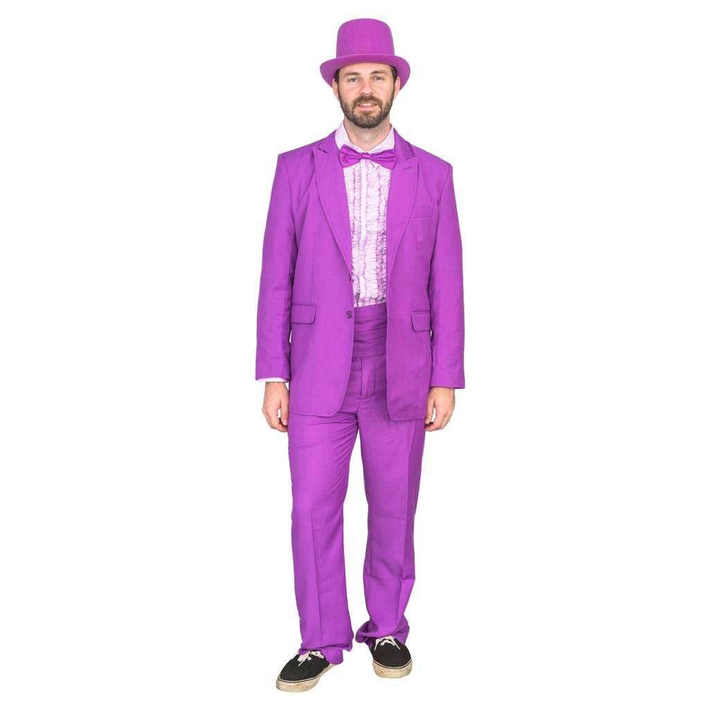 Dumb and Dumber Tuxedo Halloween Costume - S / Purple