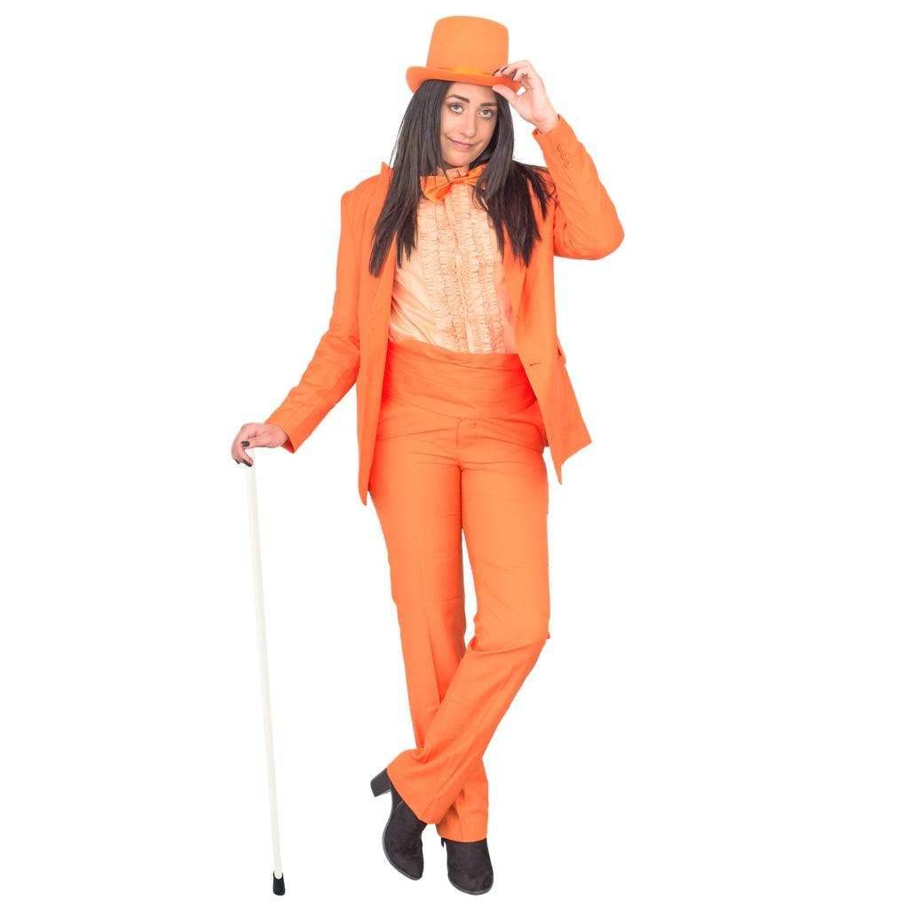 Dumb and Dumber Tuxedo Halloween Costume - S / Orange