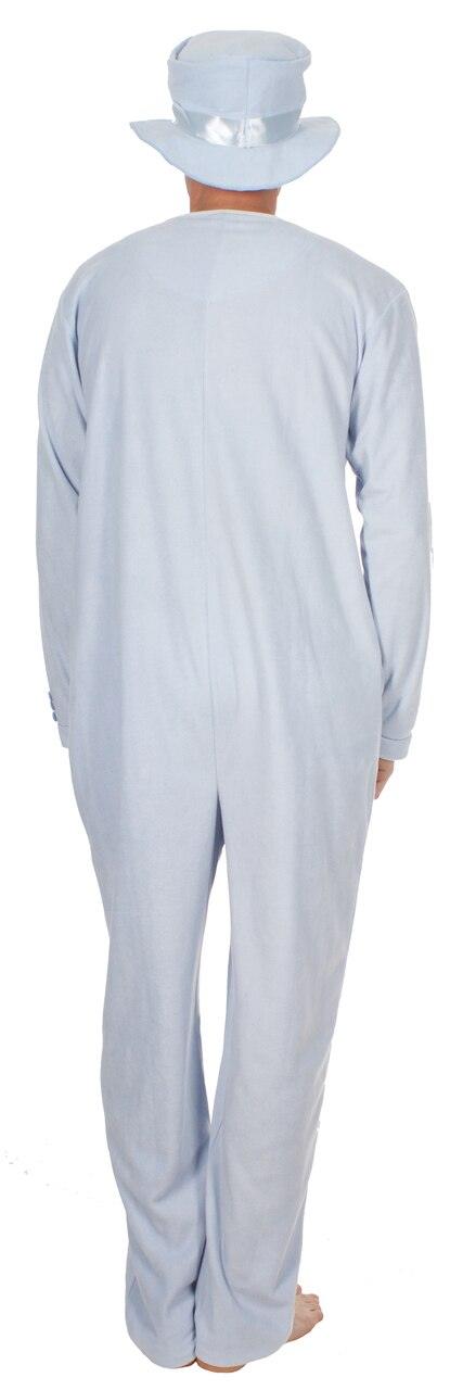 Dumb and Dumber Tuxedo One Piece Pajama & Top Hat Adult Unisex Halloween Cosplay Costume