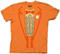 Dumb & Dumber Tuxedo Tux Costume Orange T-Shirt - S