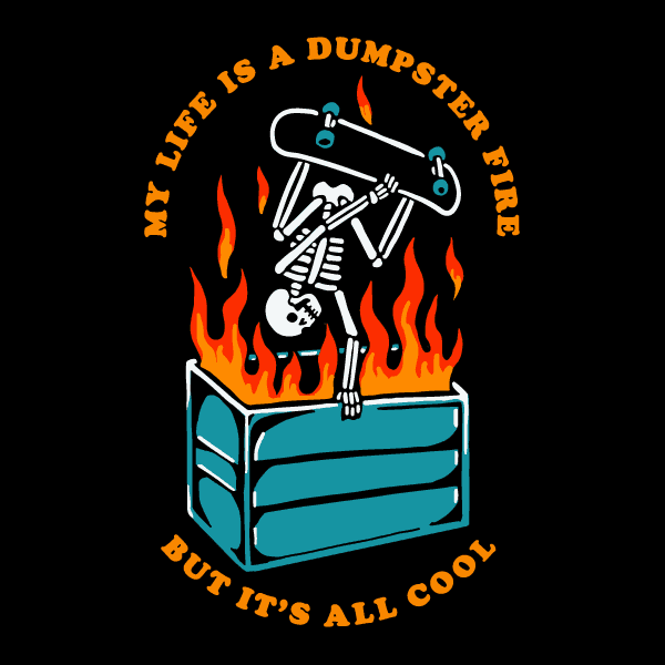 'Dumpster Fire' Shirt - X-Small