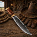 Dundee Style Bowie Knife – 440C Steel Acid Etched Blade