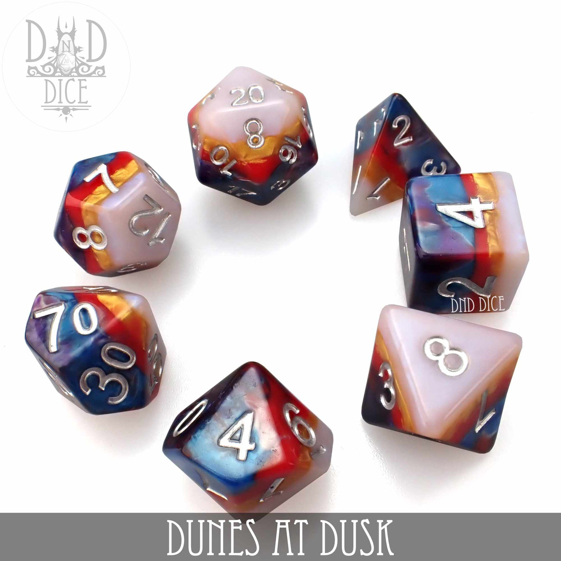 Dunes at Dusk Dice Set