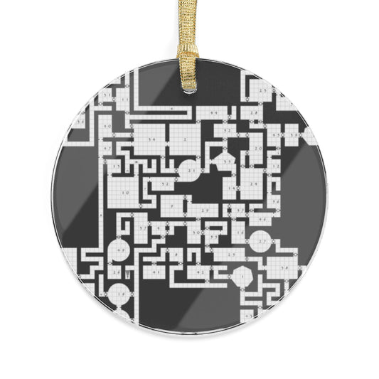 Dungeon map Acrylic Ornaments