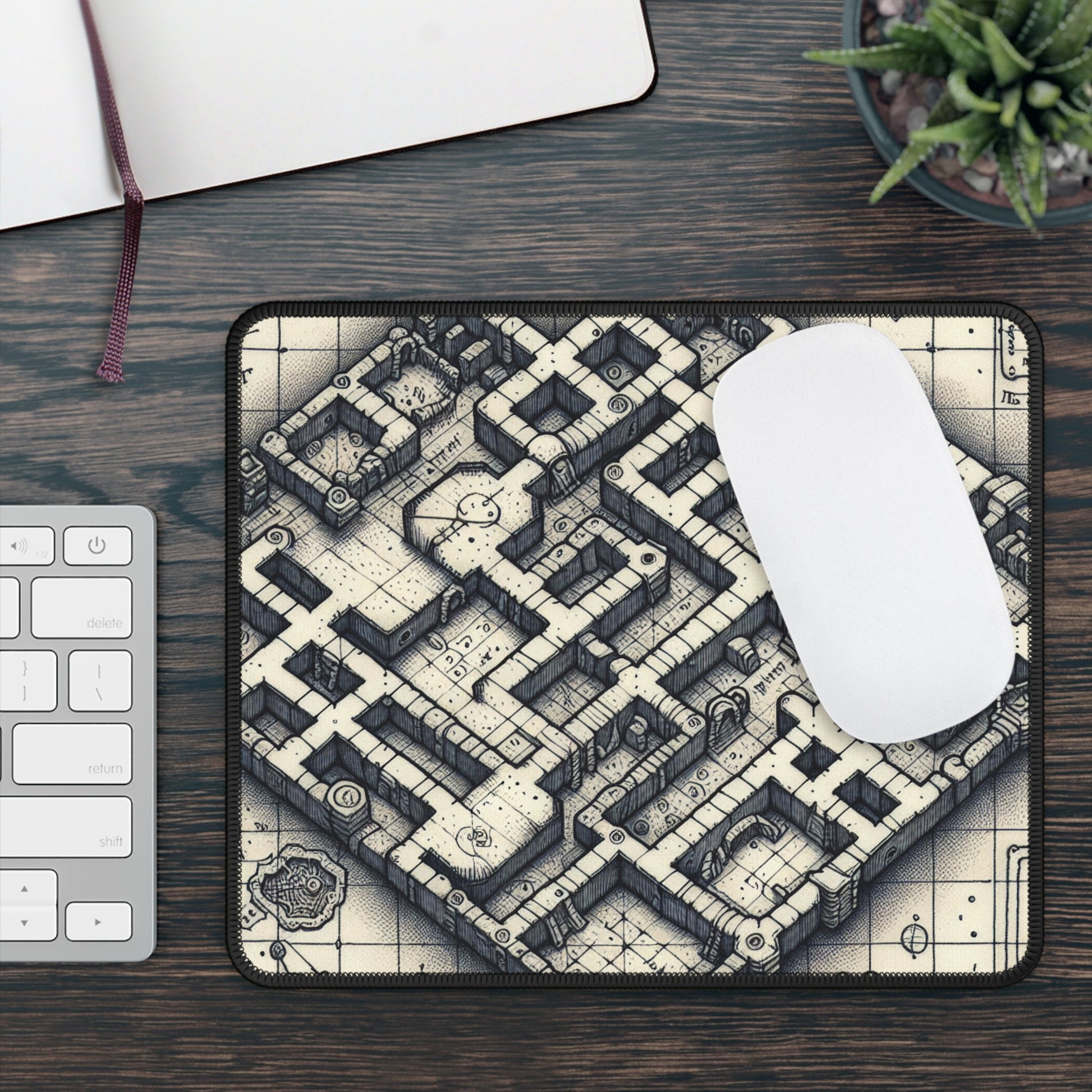 Dungeon map Gaming Mouse Pad