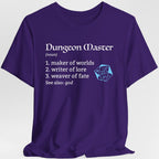 Dungeon Master Definition T-Shirt – Funny DnD DM Definition Tee