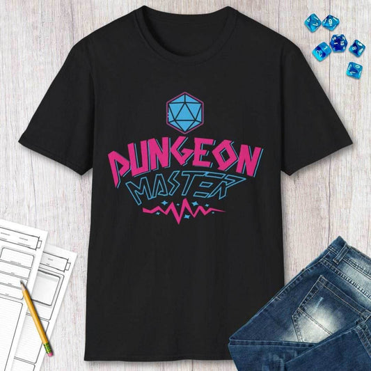 Dungeon Master Shirt – Retro 90s D&D T-Shirt - Black / S