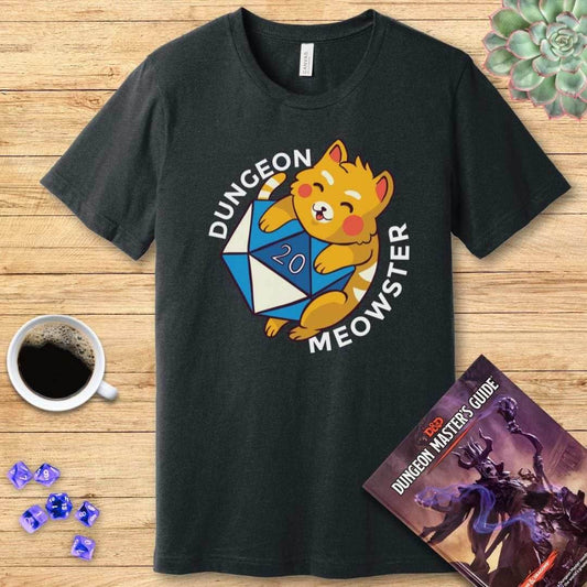 Dungeon Meowster T-Shirt - Navy / S