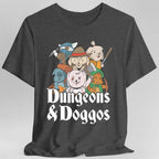 Dungeons and Doggos Shirt - Dark Heather / S