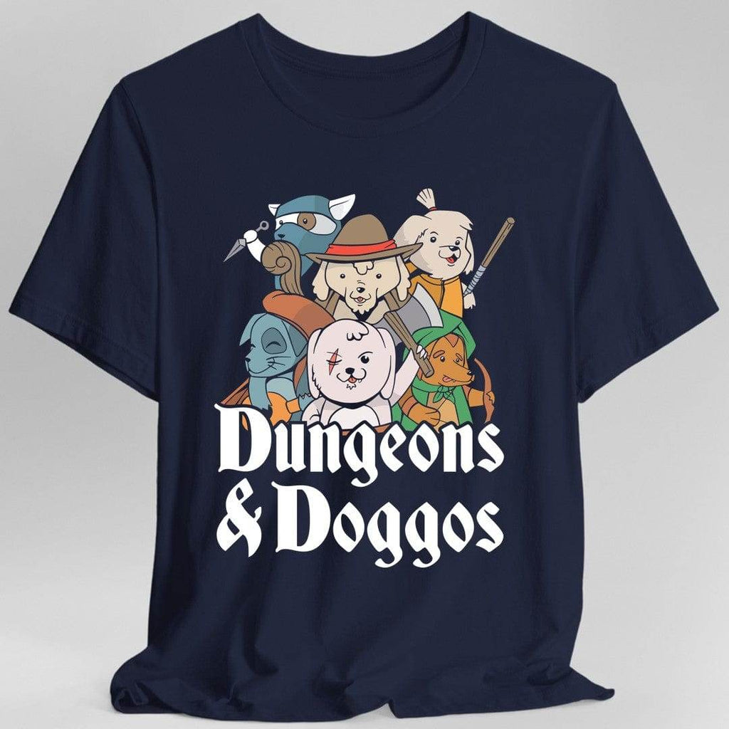 Dungeons and Doggos Shirt - Navy / S