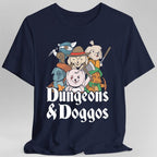 Dungeons and Doggos Shirt - Navy / S