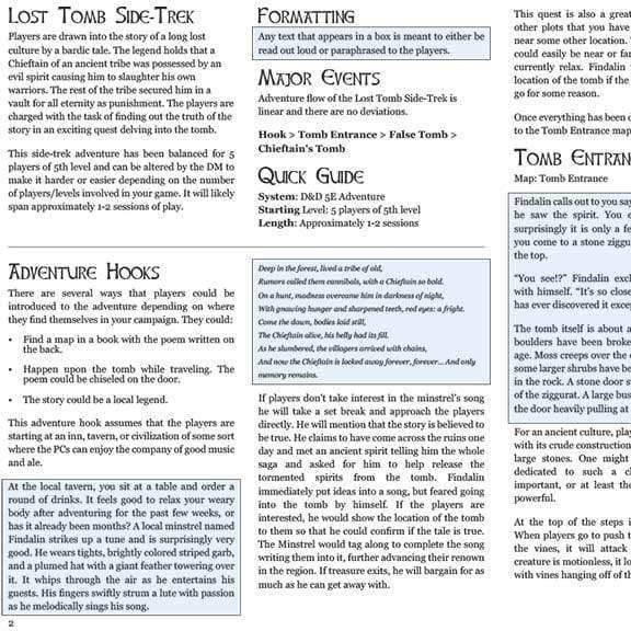Lost Tomb Side-Trek - 