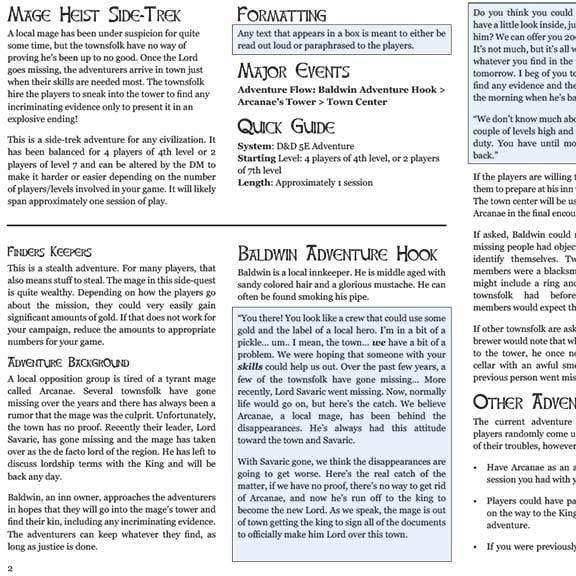 Mage Heist Adventure - 