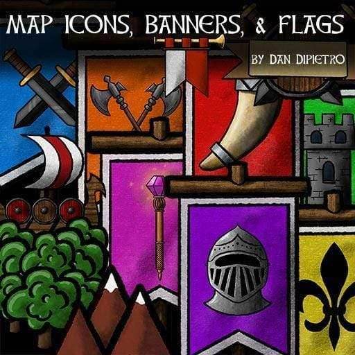 Map Icons, Banners, And Flags - 