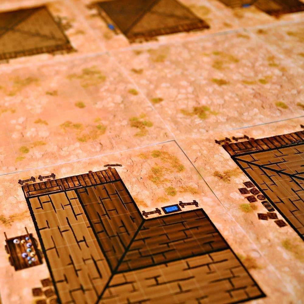 Modular Western Desert And Mine Tiles - 