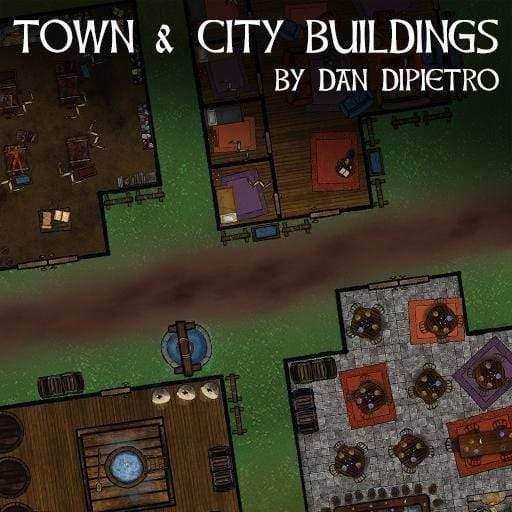 Town And City Building Tiles - 