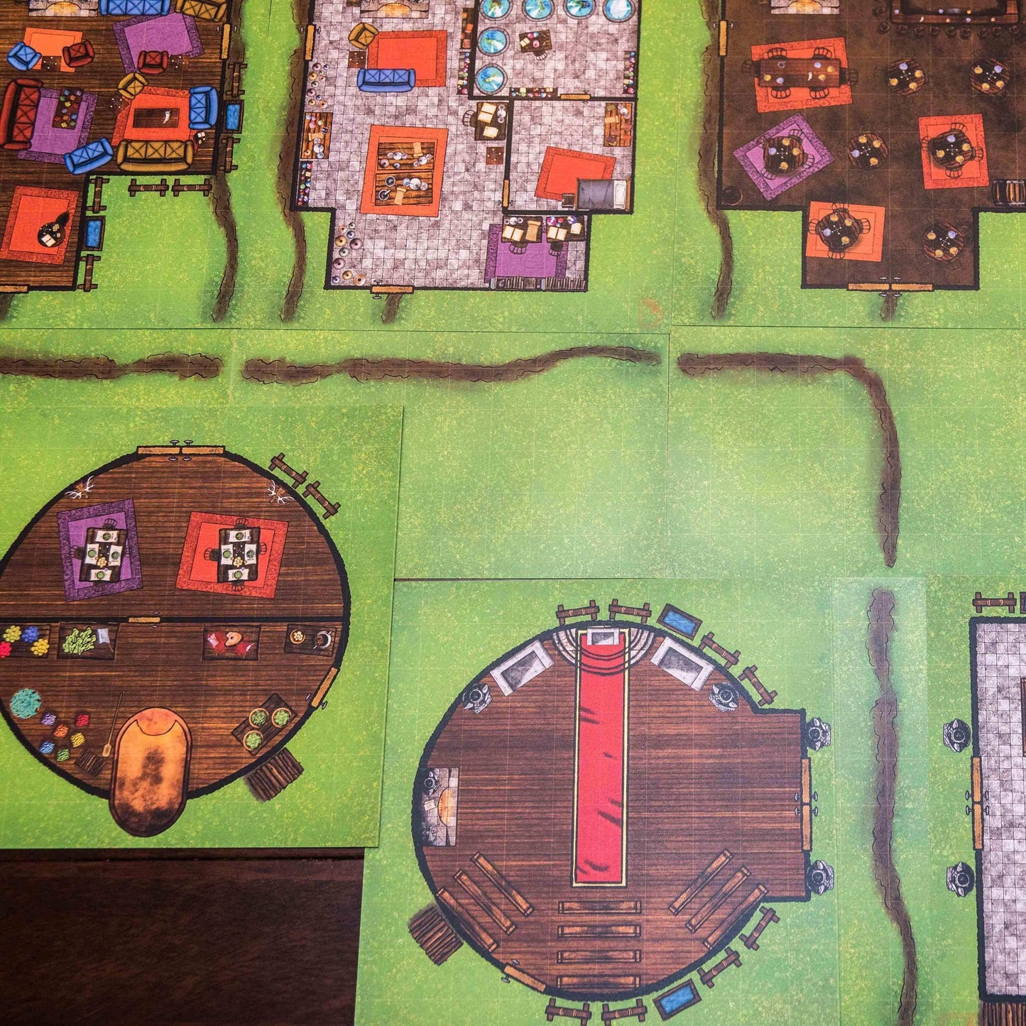 Town And City Building Tiles - 