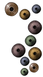 Town And City Profession Tokens - 