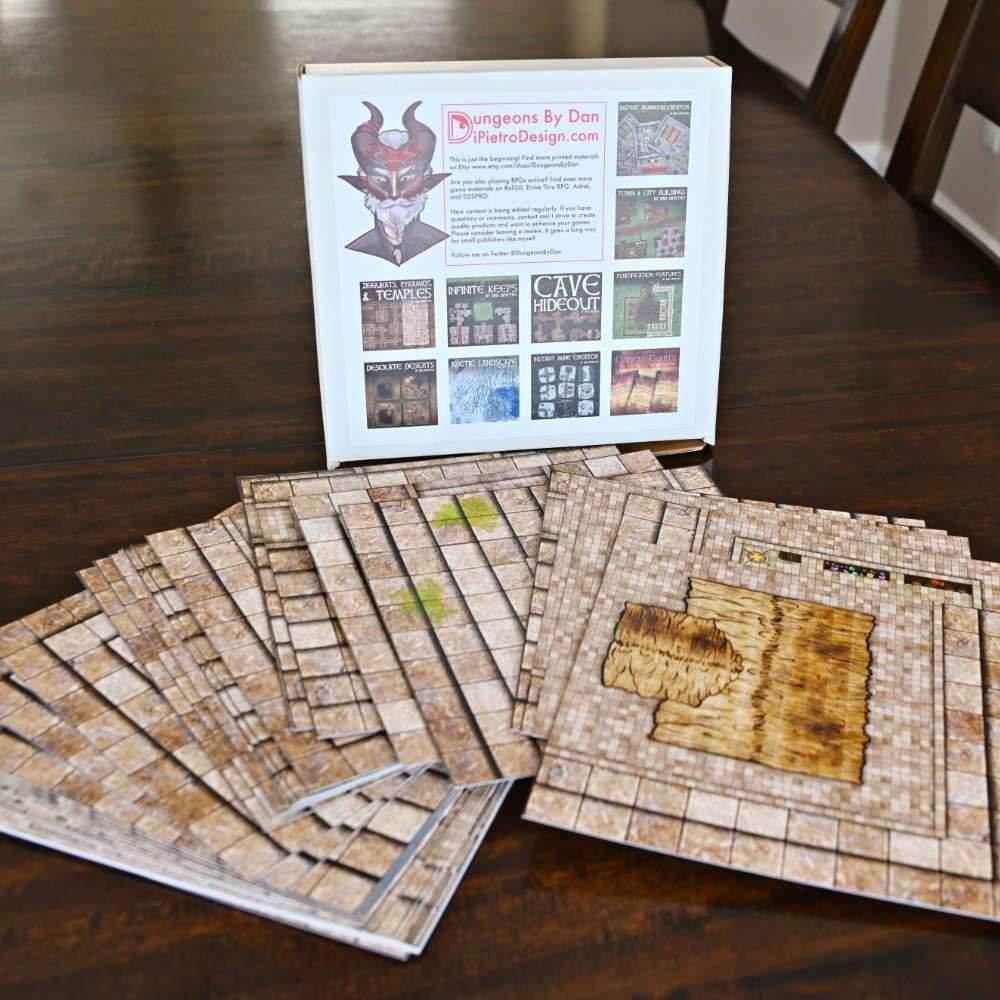 Ziggurats, Pyramids, And Temples Dungeon Tiles - 