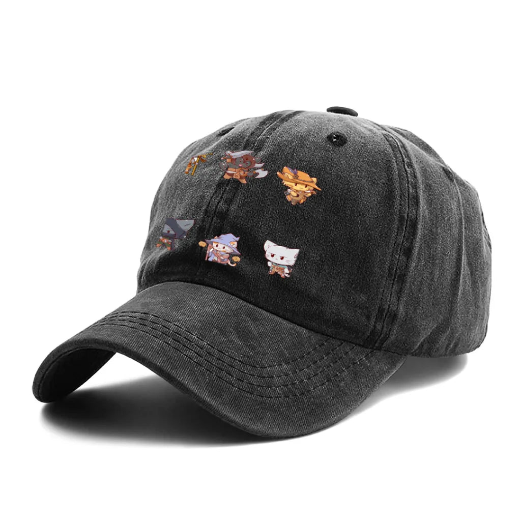 Dungeons Cats Baseball Cap Men Hats Women Visor Protection Snapback Dungeon Master Caps