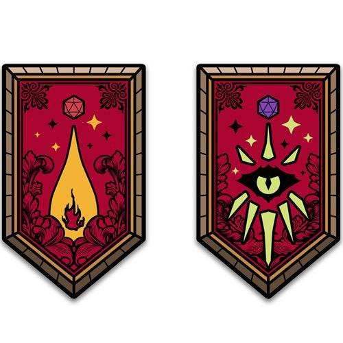 Dungeons & Dragons Character Class Augmented Reality Enamel Pin Set of 12 - Shared Exclusive - 