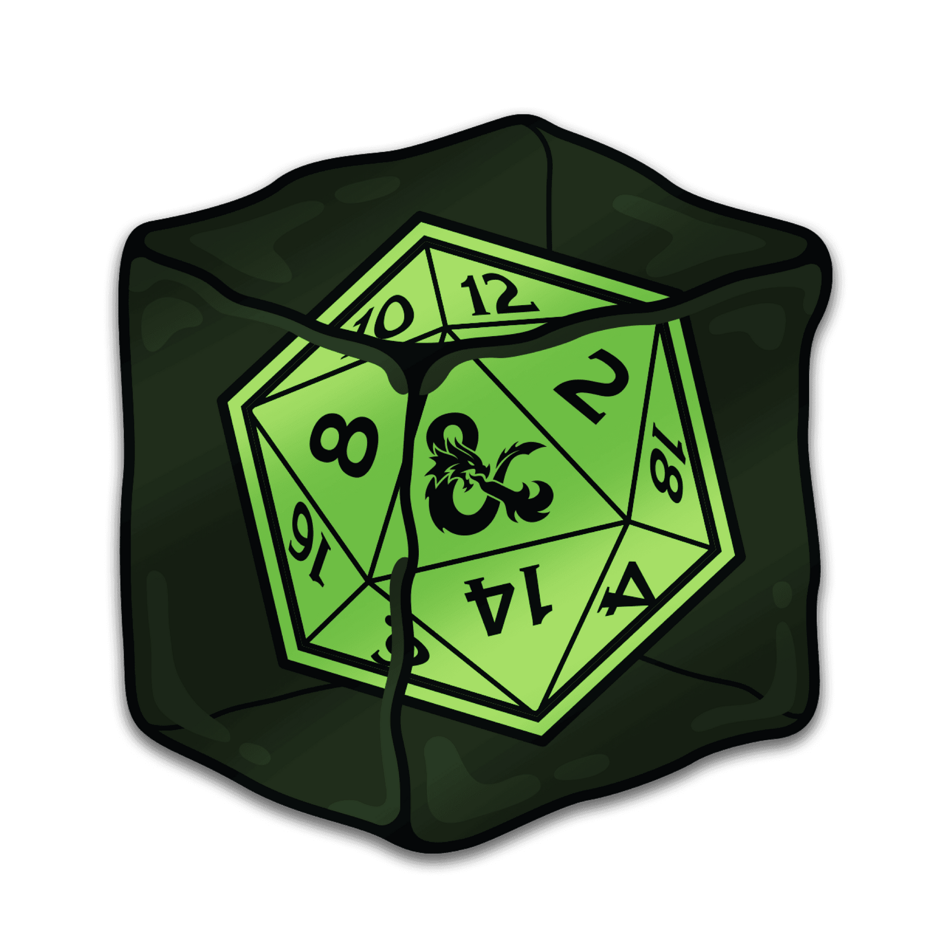 Dungeons & Dragons - Gelatinous Cube (Glow in the Dark!) - 