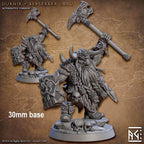 Durnir, Berserker Lord (Male Dwarf Warlord) - With Helmet
