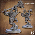 Dwarf Berserker (Base Sculpt A) - With Helmet / 2 Axes