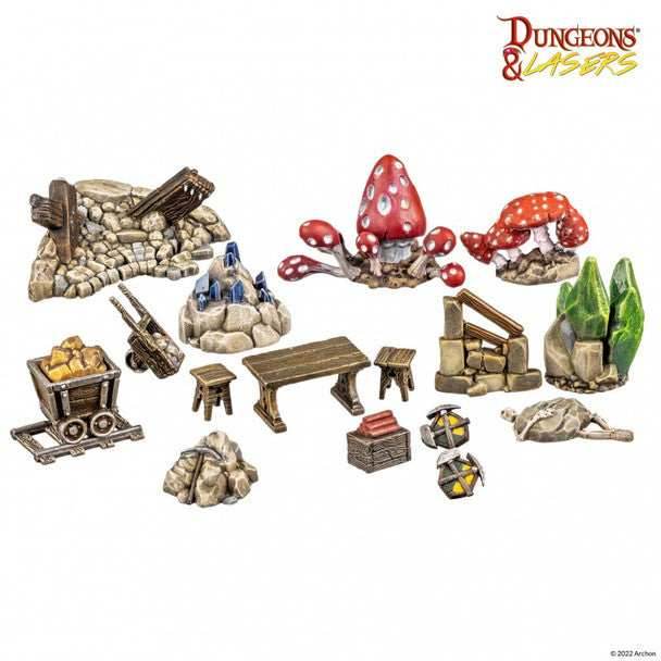 Dungeons & Lasers: Dwarven Mine Props - 