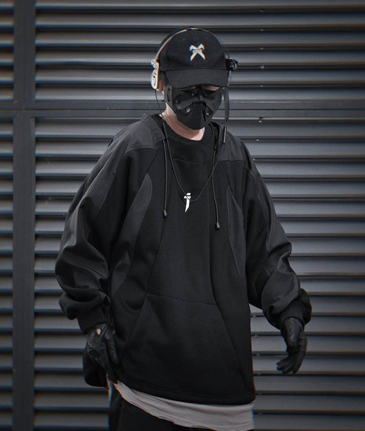 HiH55 Patchwork I-Tech Crewneck - M