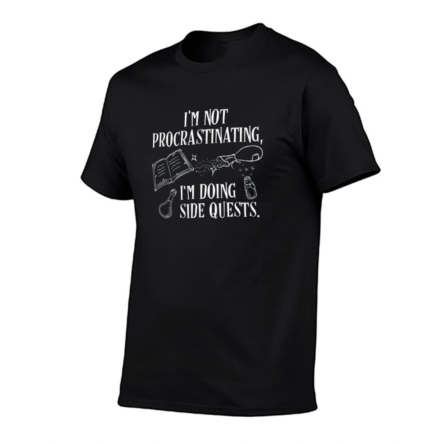 I'm Not Procrastinating I'm Doing Side Quests  Fade-proof Color T-Shirt